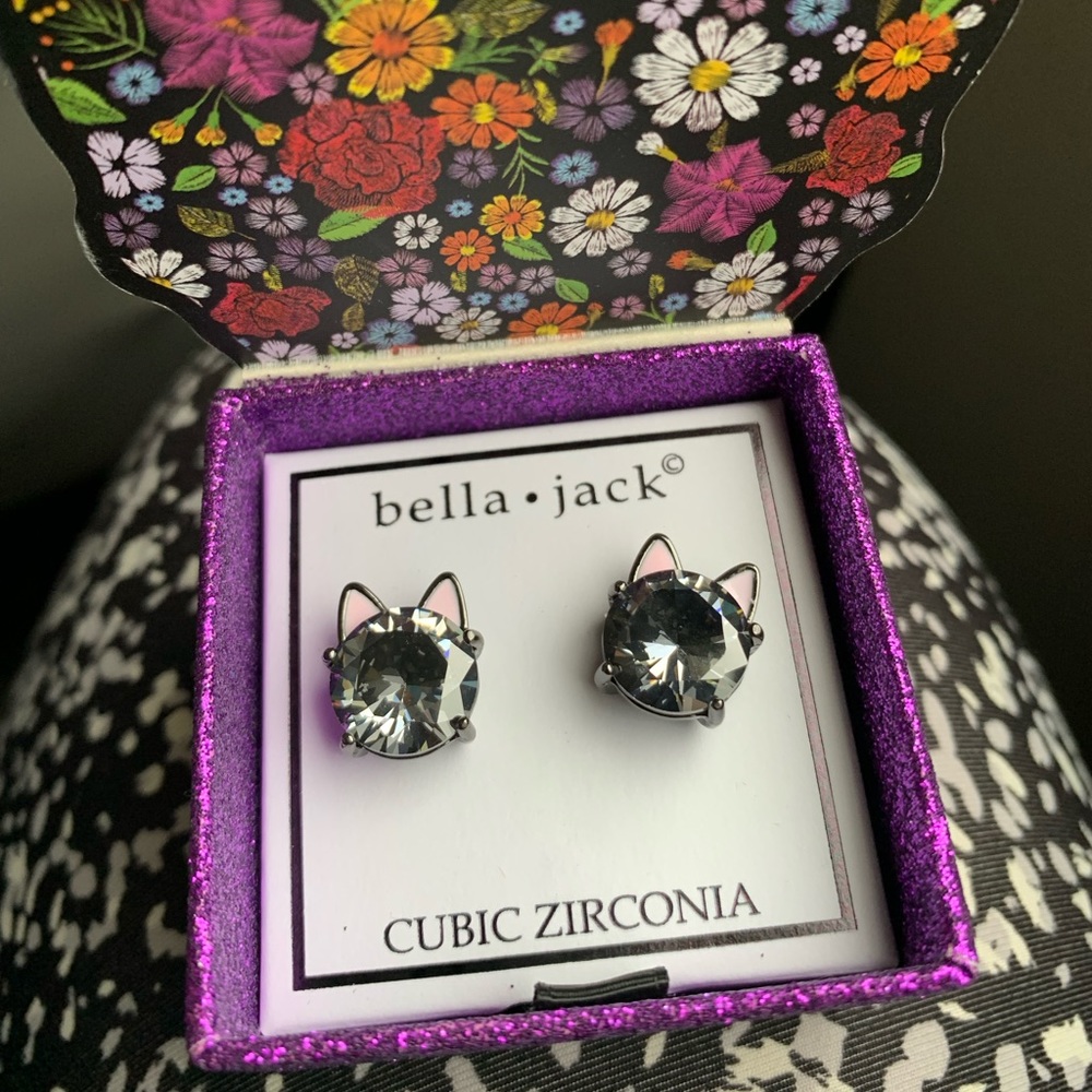 Black Cat Earrings